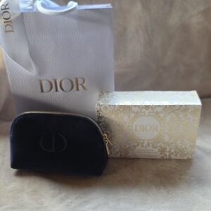 Dior Elegant Navy Cosmetic Pouch